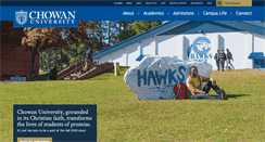 Desktop Screenshot of chowan.edu