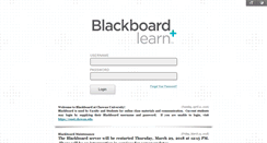 Desktop Screenshot of blackboard.chowan.edu